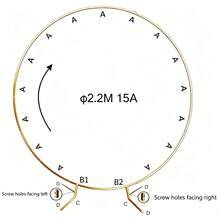 7.2FT Round Backdrop Stand, Circle Gold Balloon Wedding Arch Frame ...