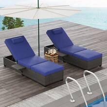 Patio Lounge Chair & Swing Chair - 1 Piece - View 5