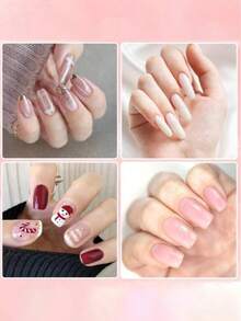 YBJK 30pcs High-Quality Waterproof Odorless Double-Sided Transparent Nail Stickers, Strong Adhesion & Breathable, Suitable For Fixing False Nails, Nail Art Decoration And DIY Crafts, Great Gift For Women - 30pcs - View 10