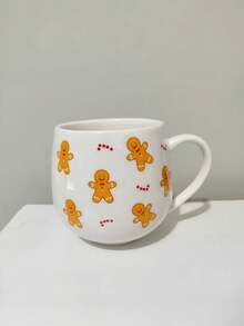 1pc Cute Ceramic Coffee Mug, European Style Fresh Ceramic Cup, Mug, Coffee Cup, Highly Attractive Afternoon Tea Cup, Coffee Cup, Juice Cup, Suitable For Home, Gathering, Party, Holiday Cup - Multicolor - View 13