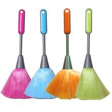This 2-Piece Set Includes A Microfiber Washable Dust Brush And An Electrostatic Feather Duster, Suitable For Books, Screens, Sofas, Cars, And Furniture. It Attracts Dust Like A Magnet. - A - View 1