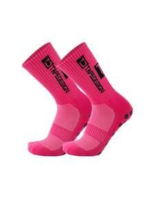 1 Pair Kids Non-Slip Dotted Sports Socks Mid-Calf Football Socks Suitable For 9-15 Years Old Children Outdoor Sports - Multicolor - View 21