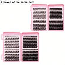 640pcs Cluster False Eyelashes, D Curl Single Cluster Lashes 30D/40D/60D/80D, Mixed Length 8-16mm, DIY Eyelash Extension Kit, Soft - D - View 6