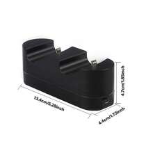 P4 Controller Dual Charging Base 1.8H Fast Charging, Dual Controllers Charging Simultaneously, LED Indicator Light, Compatible With P4 Slim/Pro Dual-Slot Charging Stand, Gaming Accessories - View 2