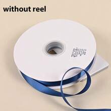 10 Yards Royal Blue Satin Ribbon Roll, Multiple Sizes Available - Silky Polyester Fabric Edge Ribbon, Suitable For Gift Wrapping, Wedding Bouquet Decoration, Christmas Gift Packaging, Hair Clips With Ribbon, Cake Decoration And Handmade Crafts - Denim Blue - View 13