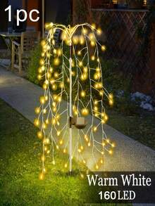 4pcs Solar Powered Ground Stake Firework Lights (200/160/100 LED), Christmas Garden Landscape Lights, Solar Fireworks Lights, 8 Lighting Modes, Suitable For Christmas, Garden, Home, Wedding, Lawn And Party Decoration - Solar Firecracker Lights - View 22