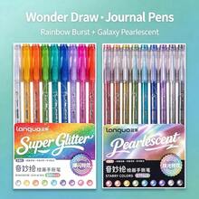 Languo Magic Painting 9pcs/18pcs 9-Color/18-Color Set Gradient Color Pens/Highlighters, Multiple Colors And Sets, 0.5mm Tip, Transparent Barrel, Suitable For Painting, Marking, Student Notes, Drawing, Manual Making, Office Use - Sets - View 14