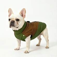 Medium Dog Warm Jacket Coat, Dog Clothing Vest, Dog High Collar Vest - Multicolor - View 21