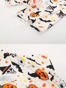 1pc Men's Boxer Briefs, Soft Skin-Friendly, Fun Halloween Star Candy Spider Web Pattern, Playful Print Home Holiday Wear Underwear - Multicolor - View 5