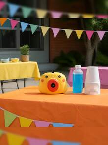 Ricolandia Bunny Toy Bubble Machine Camera Shape With Automatic Music For Children - Yellow - View 4