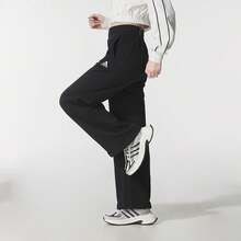 Adidas New Women's Casual Knit Comfortable Straight Leg Pants Sweatpants - Black - View 6