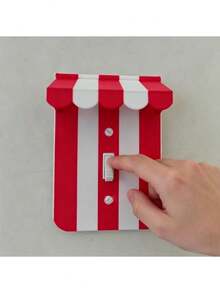 1pc Carnival American Style Wall Switch Decorative Cover Plate, Fun Light Switch - Creative 3D Switch Panel, Decorative Light Switch Cover - Unique Wall Art Decor - Easy To Install, Wall Decoration, With White Screws, Celebration, Party, Holiday Theme Decorative Switch Cover, Lampshade, Accessories, Bedroom Decor And Accessories, Christmas Home Decor - General Purpose - View 8