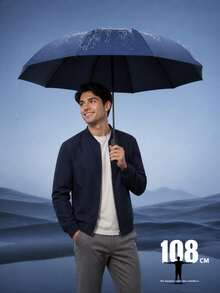 XD Back To School Essential 16 Ribs Extra Large Windproof Folding Umbrella, Business Travel Must-Have, Dual Use For Sun & Rain, Aluminum Alloy Shaft, Automatic Open & Close, Lightweight, Strong UV Protection, Foldable, Compact & Portable - Multicolor - View 10