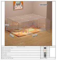 Dog Cage Home Fence Pet Small Dog Barrier Indoor Cat Plastic Isolation Partition Anti-Escape Tall Fence - Multicolor - View 18