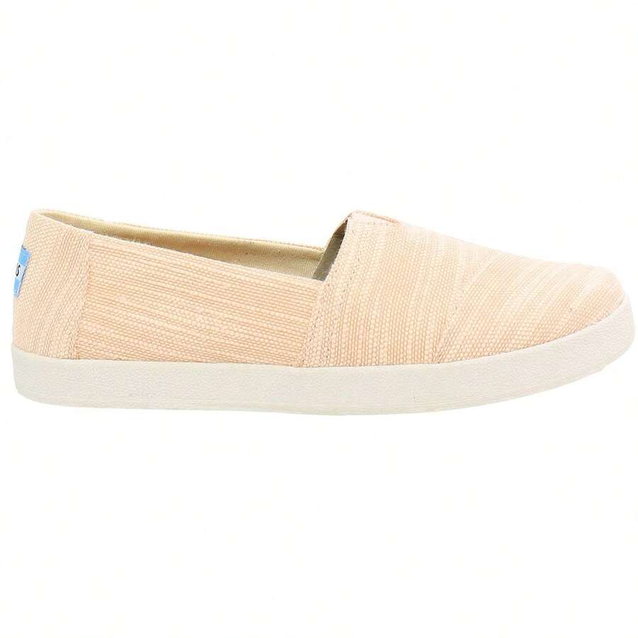 Toms Alpargata Womens Peach Espadrilles - Pink - View 1