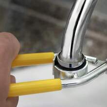 Tatukiko Aerator Wrench Carbon Steel Alloy Non-Slip Installation Tool Kitchen Bathroom Faucet Aerator Removal Wrench - Yellow - View 5