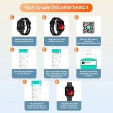 Unisex Smart Watch With Comfortable Silicone Strap, Supports Phone Calls, Message Notifications, Music Control, Alarm Function, Compatible With Android And IOS Systems, Sporty Design, Perfect Gift Choice - Multicolor - View 9