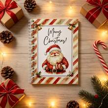 Merry Christmas Gift Card Book, 12 Themed Spiral-Bound Christmas Gift Card Holder, Christmas Theme, Durable Hardcover Xmas Gift Card Organizer Book, DIY Holiday Gift For Family Friend. - Christmas Gift Book - View 7