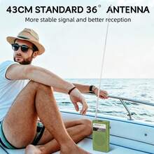Pocket Radio AM FM Radio Small Pocket Transistor Radio Support FM AM Radios With Tuning Light, Personal Simple Radio For Elderly With Speaker - View 6