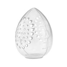 1/2pcs Beauty Sponge Makeup Storage Egg Powder Puff Makeup Egg-Shaped Transparent Holder Powder Puff Drying Box Makeup Accessories - Multicolor - View 3