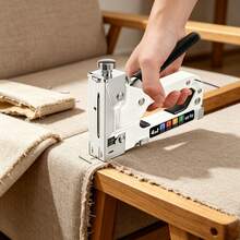 Staple Gun Set, Suitable For Wood, Fabric, Furniture, Interior Decoration And Roofing Felt, Manual Staple Gun, Suitable For Projects And Professional Repair - A - View 6