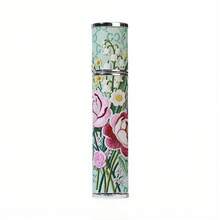 Classical Floral Leather Perfume Decant Bottle Portable Spray Bottle New Chinese Style Light Luxury Floral Art Perfume Sample Bottle - Multicolor - View 6