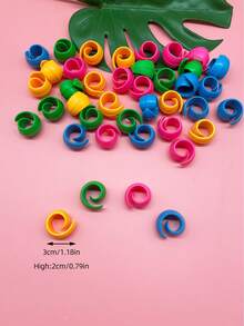 10pcs Flexible Silicone Thread Clips, Red Yellow Blue Green 4 Colors Optional, Reusable Anti-Tangle Thread Spool Holder, Sewing Embroidery Thread Management Supplies, For Sewing, Embroidery And Needlework Storage - Silicone Spool - View 10