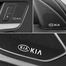 3D Aluminum Speaker For Kia Rio Ceed Sportage Cerato Soul Sorento Picanto Optima Stereo Speaker Badge Emblem Sticker Auto - 1PC - View 1