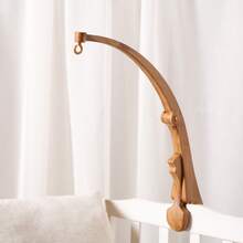 1PC European Vintage Style Toy Storage Decorative Accessory, Home Decorative Hanging Accessory, Multi-Functional Portable Movable Hanging Foldable Bracket, Creative Faux Wood Grain Design, Car Hanging, Bed Hanging Toy Decorative Accessory - Multicolor - View 2