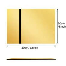 4pcs 12''x8'' Customized Personalized Signs For Home Office (Mirror Gold Panel Carved Black) - Black - View 3