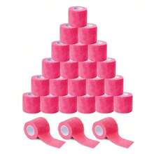 3/4/6/8/12/24pcs 5cm*4.5m Self-Adhesive Bandage, Breathable Adhesive Bandage, Elastic Self-Adhesive Tape For Sports - Multicolor - View 2