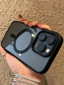 手機殼－時尚個性化極簡新款高級磁吸透明手機殼，相容 iPhone 18/18Pro/18ProMax/17/17 Pro/17 Pro Max/17 Air/16 E/15/14/13 Pro Max/12/11 - 黑色 - 查看 6