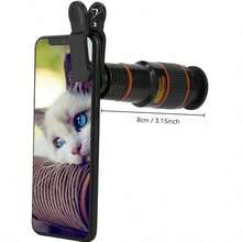 Professional-Grade Smartphone Telephoto Lens-A Universal Lens For Smartphones And Tablets Featuring An Extendable Zoom Design. - A - View 2