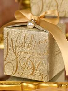 10PCS Gold And Silver Gift Boxes Suitable For Holiday Party Occasions - Multiple Styles - View 4