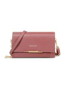 Women Wallet Purse Small Crossbody Shoulder Bag PU Cellphone Bag Ladies Clutch Handbag With Removable Strap(Zipper And Letters Random) - Multicolor - View 7
