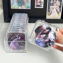 10pcs/1pc Transparent Press-Type Nail Storage Box, Fake Nail Display Box, Fake Nails & Manicure Salon Accessories Jewelry Bracelet Storage Box - Clear - View 10