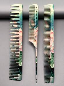 Pointed Tail Comb, Men's Hair Comb, Women's Hair Comb, Multiple Styles Available, Salon Professional Hair Comb, Hairdresser Cutting Comb, Home Hair Styling Comb - Multicolor - View 14
