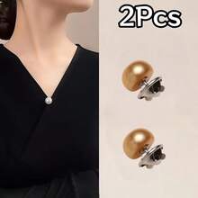 2/6/12Pcs Patterned Plastic Buttons - Seamless Adjustable Buttons, Suitable For Shirts, Dresses, Coats And Tops - Easy To Use, Decorative Buttons Designed For Women's Cardigans And Coats - Multicolor - View 17