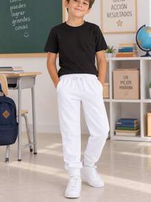 Tween Boys Pants - White - View 5