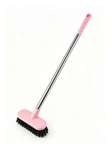 1pc Long Handle Cleaning Brush, Perfect For Bathroom Cleaning. Its Sturdy Bristles Effectively Remove Stubborn Stains. Designed For Convenient Use, Keeping Your Hands Clean. Ideal For Deep Cleaning Toilets. Bathroom Accessory - A - View 2