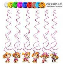 Pink Paw Patrol Theme Banner, Hanging Decor, Disposable Tableware Set, Napkins, Paper Plates, Paper Cups, Tablecloth, Birthday Party Tableware Decoration Supplies - Multicolor - View 16