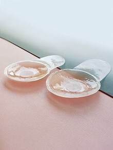 8pcs/Set Breathable Silicone Bra Petals, Invisible Nipple Cover Tape For Wedding Dress, Summer/Winter 8pcs/Set Breathable Silicone Bra Petals, Invisible Nipple Cover Tape For Wedding Dress, Summer/Winter - Silicone Flower/round (lifting Style) - View 6