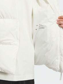 Adidas Men's 3S PUFF D JKT Down Jacket Thick Down Jacket - Short KC2494 - White - View 7