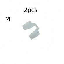 Adjustable Transparent Silicone Nose Clip - Improves Breathing, Comfortable And Durable, Suitable For Snoring And Nasal Congestion Relief, Easy To Clean, Portable - Fits Various Nostril Sizes, Anti-Snoring Device - Multicolor - View 12