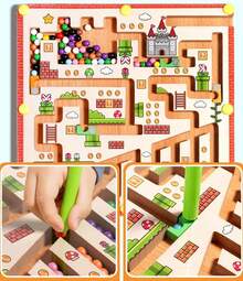 Kids Magnetic & Felt Playboards - Maze - View 4