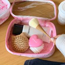 Fashion Bow Knot Makeup Bag, Cosmetic Storage Bag, Portable Travel Toiletry Bag For Women - View 8