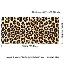 1 miếng thảm bàn làm việc cỡ cực lớn bằng da PU chống nước chống trượt chống trầy xước hai mặt dễ vệ sinh, tấm lót bàn phím chuột laptop họa tiết da báo, tấm bảo vệ mặt bàn cho văn phòng nhà ở chơi game học tập làm việc, phụ kiện máy tính - Xem 12