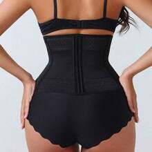 Cinta Modeladora de Alta Compressão para Mulheres, Modelador para Cintura e Barriga, Suporte Abdominal para Uso Diário e Fitness  > - Preto - Visão 3
