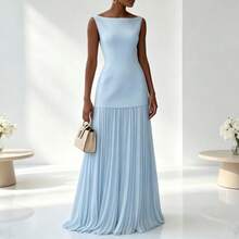 Women Two-Piece Outfits - Light Blue - View 1