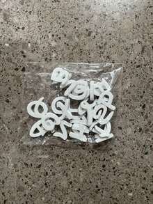 26pcs A-Z Uppercase Letter Clay Stamps, Suitable For Polymer Clay, Pottery And DIY Crafts - Reusable Plastic Letter Stamps, Including A-Z Uppercase Cursive Letters, Suitable For Letter Creation, Scrapbooking, Greeting Card Making - Multicolor - View 9